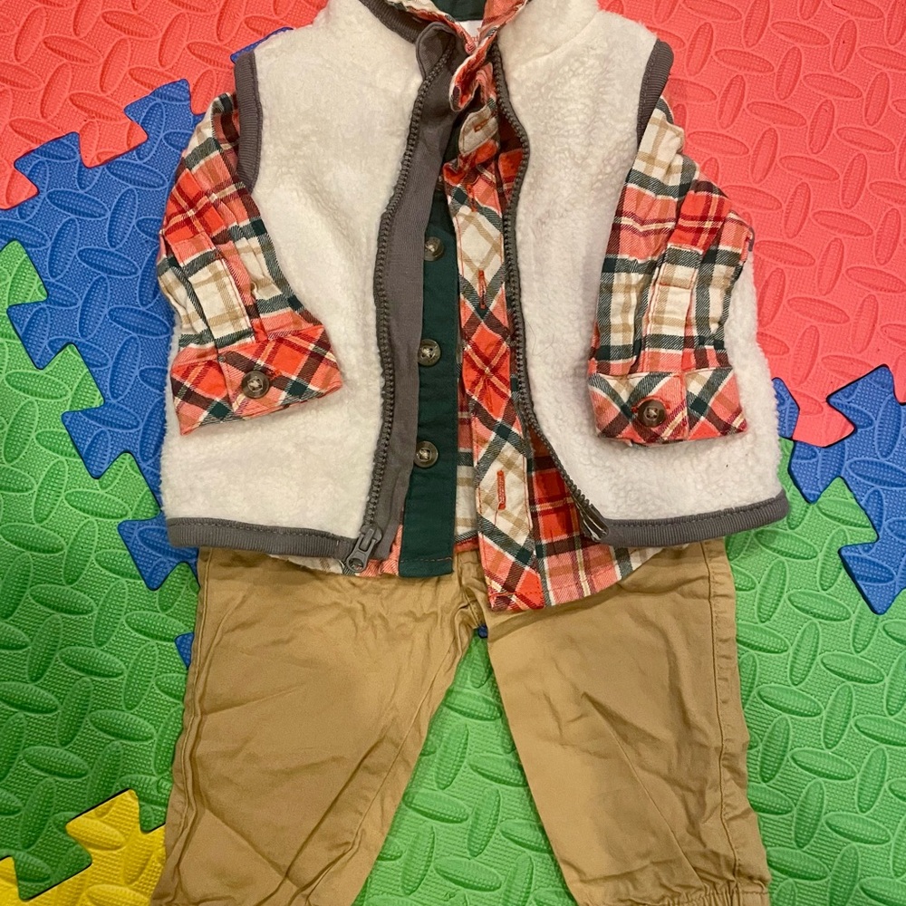 Cat & Jack Baby Plaid Shirt